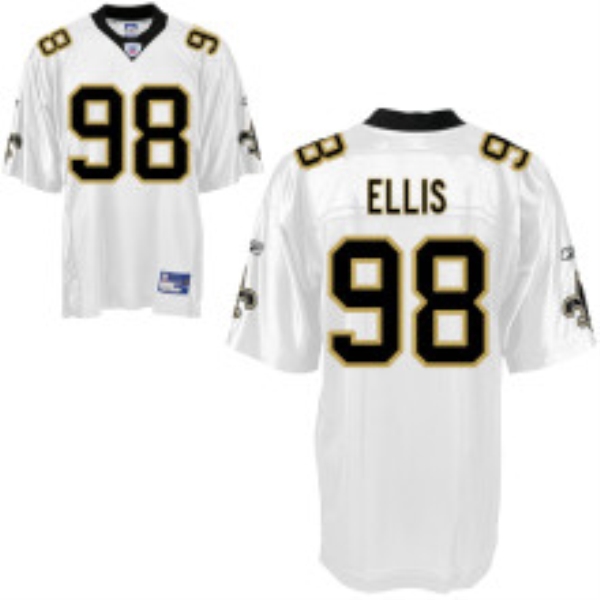 New Orleans Saints 98# Sedrick Ellis white