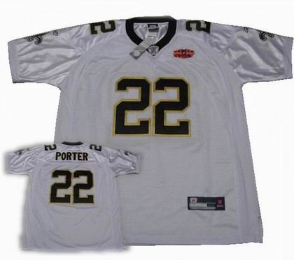 New Orleans Saints Super Bowl 22# PORTER Color WHITE Jersey