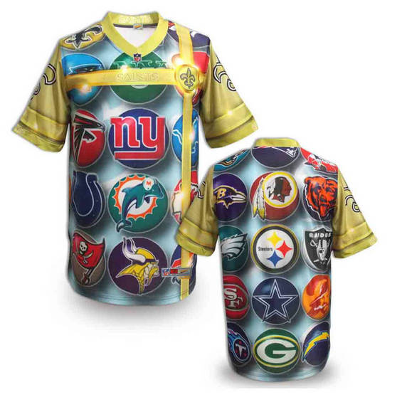 New Orleans Saints blank fashion NFL jerseys