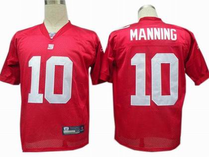 New York Giants #10 Eli Manning Alternate jerseys red