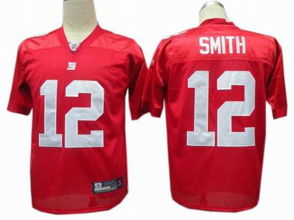 New York Giants #12 Steve Smith Alternate Jerseys red