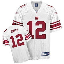 New York Giants #12 Steve Smith White Jersey