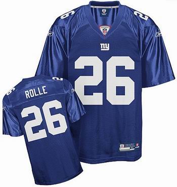 New York Giants #26 Antrel Rolle Team Color Jerseys blue