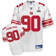 New York Giants #90 Jason Pierre-Paul 2012 Super Bowl XLVI Jersey white
