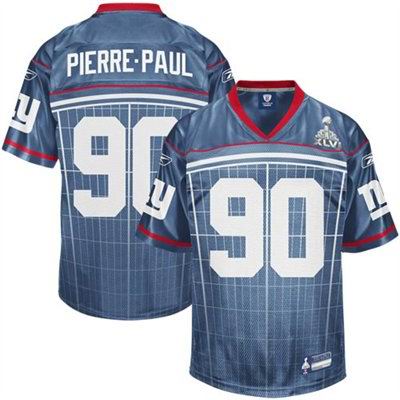 New York Giants #90 Jason Pierre-Paul 2012 Super bowl Jersey