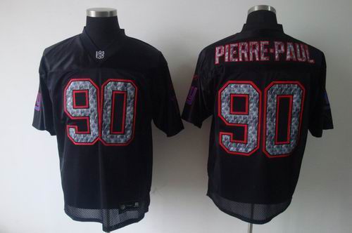 New York Giants #90 Jason Pierre-Paul Royal Black United Sideline Jersey