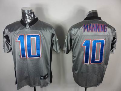 New York Giants 10# Eli Manning Gray shadow jerseys