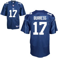 New York Giants 17# Plaxico Burress blue