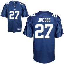 New York Giants 27# Brandon Jacobs blue