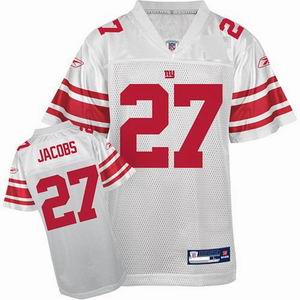 New York Giants 27# Brandon Jacobs white