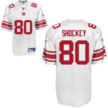New York Giants 80# Jeremy Shockey White