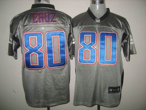 New York Giants 80 Victor Cruz Gray shadow jerseys