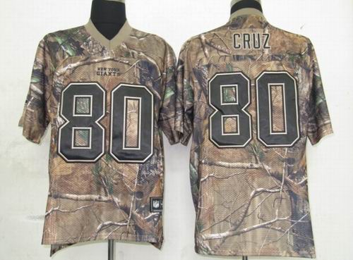 New York Giants 80 Victor Cruz realtree jerseys