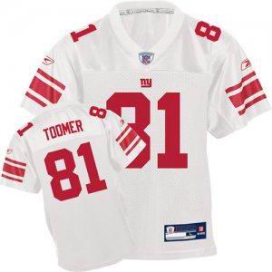 New York Giants 81# Amani Toomer White