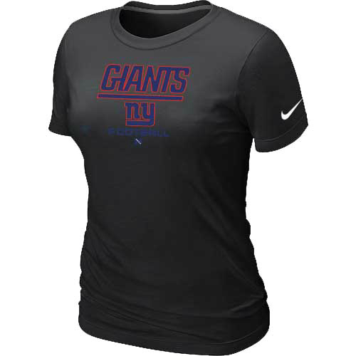 New York Giants Black Women's Critical Victory T-Shirt