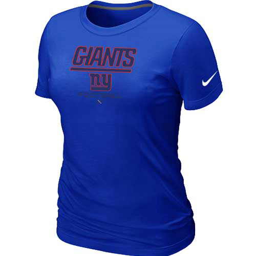 New York Giants Blue Women's Critical Victory T-Shirt