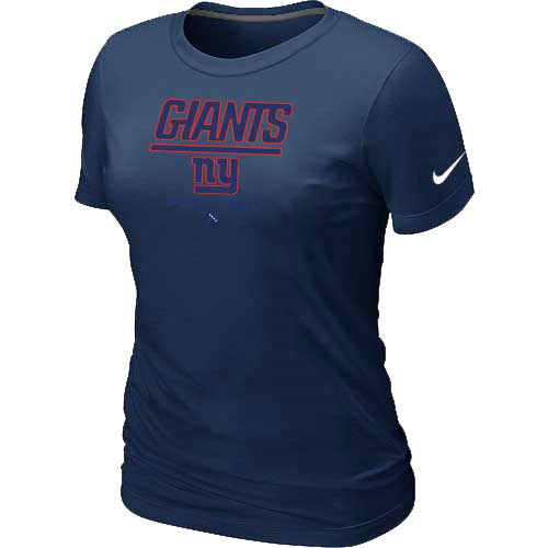 New York Giants D.Blue Women's Critical Victory T-Shirt