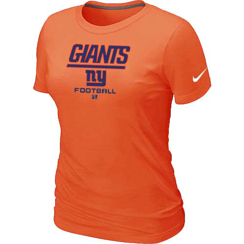 New York Giants Orange Women's Critical Victory T-Shirt