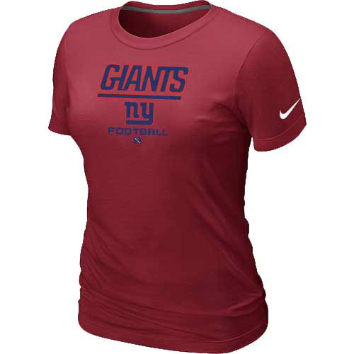 New York Giants Red Women's Critical Victory T-Shirt