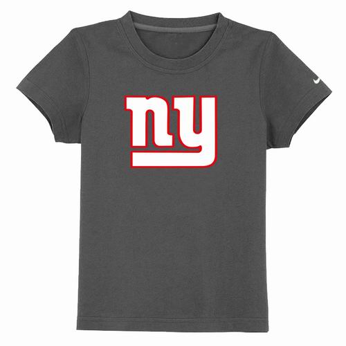 New York Giants Sideline Legend Authentic Logo YouthT-Shirt  D.Grey