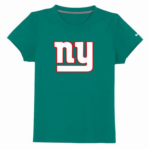 New York Giants Sideline Legend Authentic Logo YouthT-Shirt  Green
