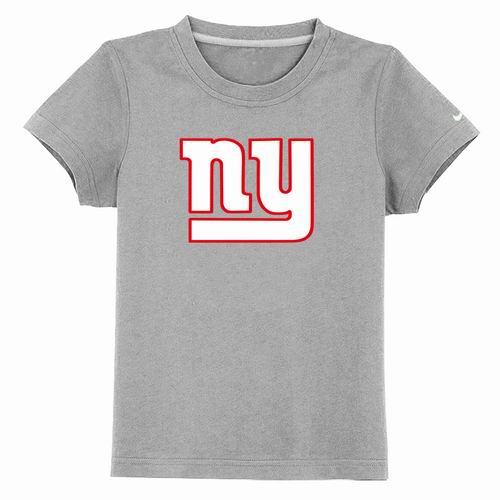 New York Giants Sideline Legend Authentic Logo YouthT-Shirt  Grey