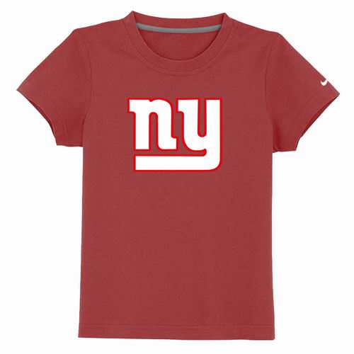 New York Giants Sideline Legend Authentic Logo YouthT-Shirt  Red