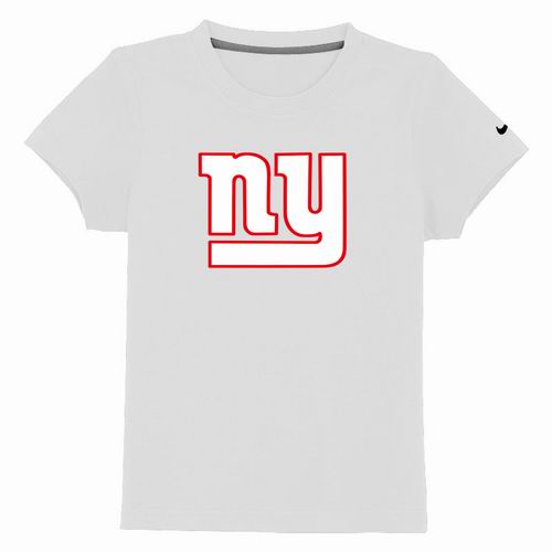 New York Giants Sideline Legend Authentic Logo YouthT-Shirt  White