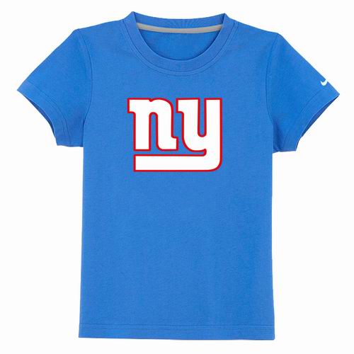 New York Giants Sideline Legend Authentic Logo YouthT-Shirt  light blue