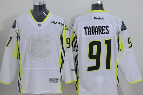 New York Islanders 91 John Tavares White 2015 All Star NHL Jersey