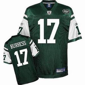 New York Jets #17 BURRESS green jersey
