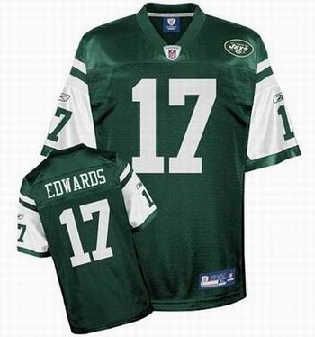New York Jets #17 Braylon Edwards Team Color green Jersey