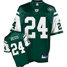 New York Jets #24 Darrelle Revis Team Green Color