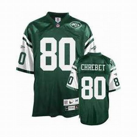 New York Jets 80 Wayne Chrebet green throwback jerseys