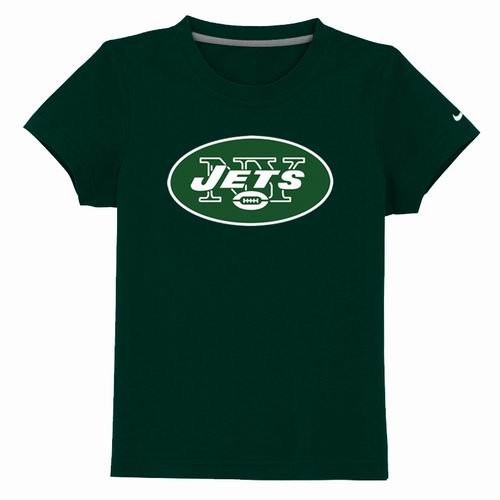 New York Jets Authentic Logo Youth T-Shirt D.Green