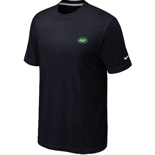 New York Jets Chest embroidered logo T-Shirt Black
