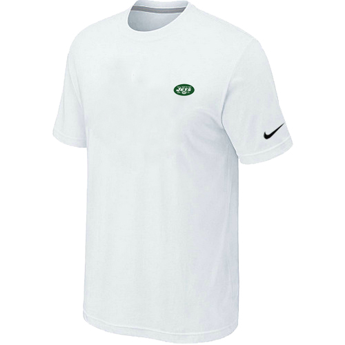 New York Jets Chest embroidered logo T-Shirt white