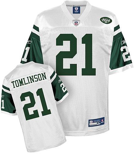 New York Jets Jersey LaDainian Tomlinson jersey #21 White