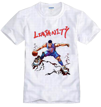 New York Knicks 17# Jeremy Lin T Shirts white