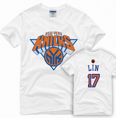 New York Knicks 17# Jeremy Lin white T Shirts