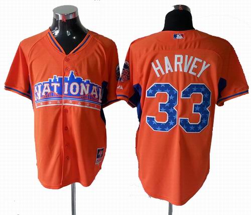 New York Mets 33# Matt Harvey National League 2013 All Star Jersey
