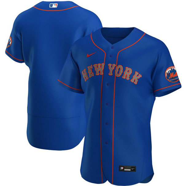 New York Mets Men's Nike Royal Alternate 2020 Authentic Team MLBJersey