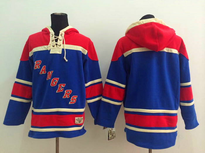 New York Rangers blank blue NHL hockey hoddies