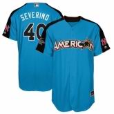 New York Yankees #40 Luis Severino  Blue American League 2017 MLB All-Star MLB Jersey