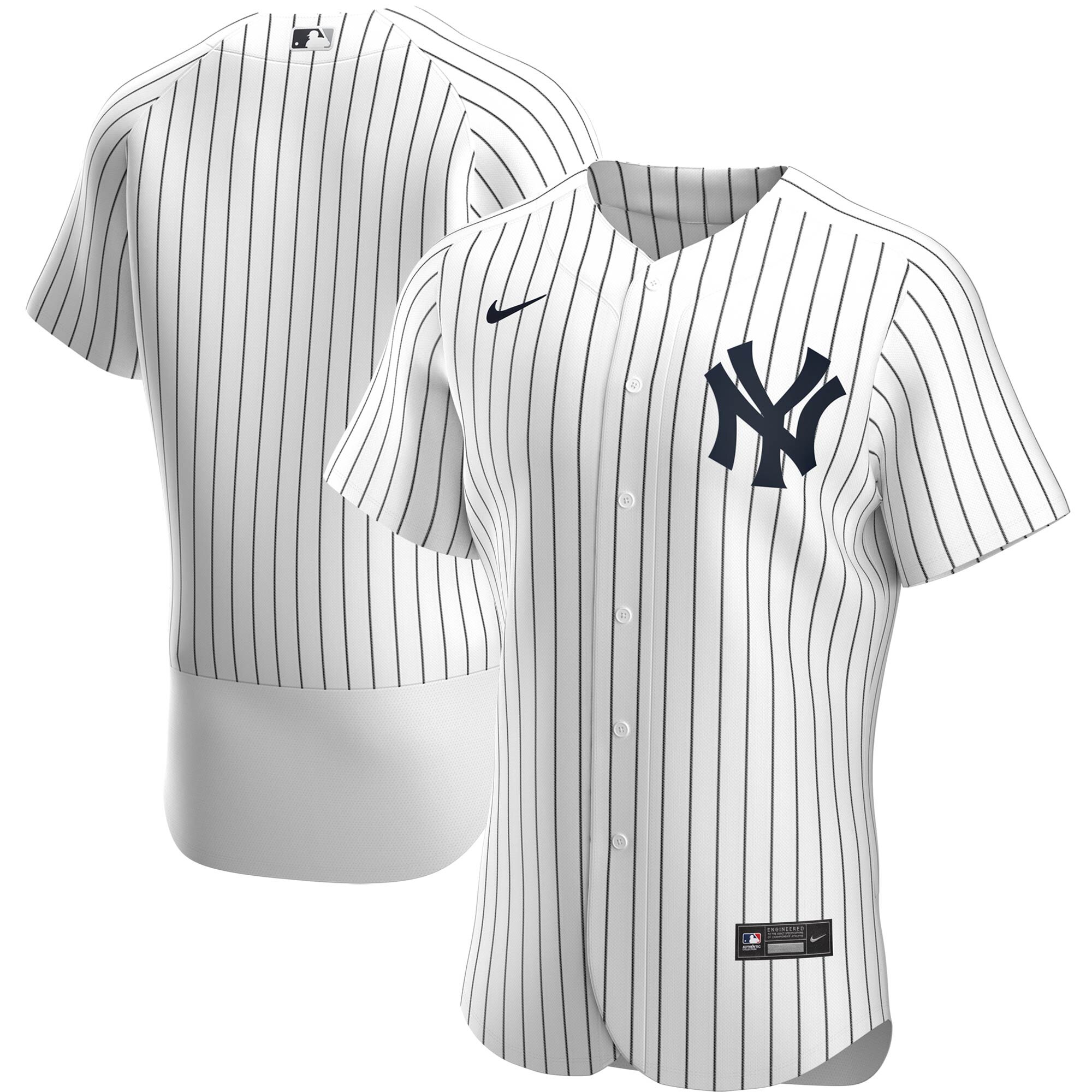 New York Yankees Men's Nike White Home 2020 Authentic Official Team MLB Jersey