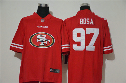 Nike 49ers 97 Nick Bosa Red Vapor Untouchable Limited Jersey