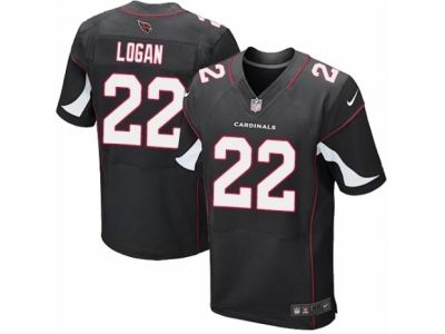 Nike Arizona Cardinals #22 T. J. Logan Elite Black Jersey