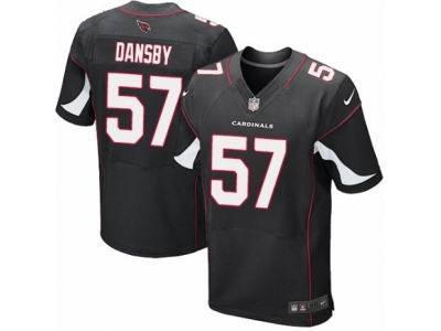 Nike Arizona Cardinals #57 Karlos Dansby Elite Black Jersey