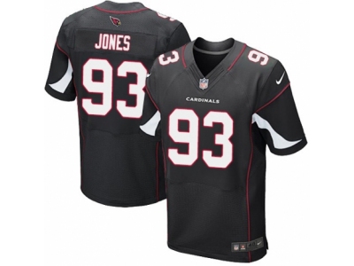 Nike Arizona Cardinals #93 Jarvis Jones Elite Black Jersey