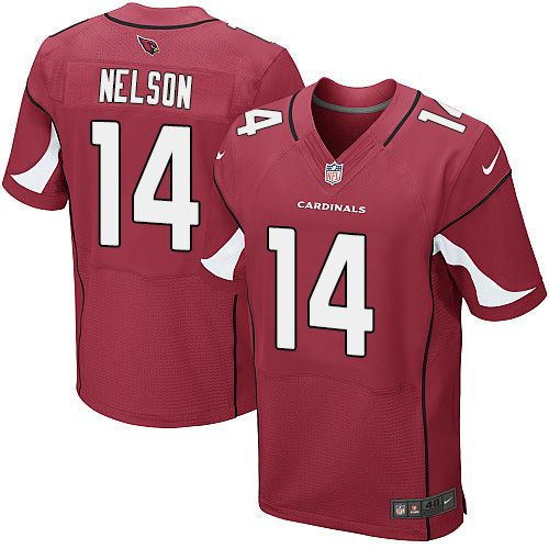 Nike Arizona Cardinals 14 J.J. Nelson Red Team Color NFL Elite Jersey